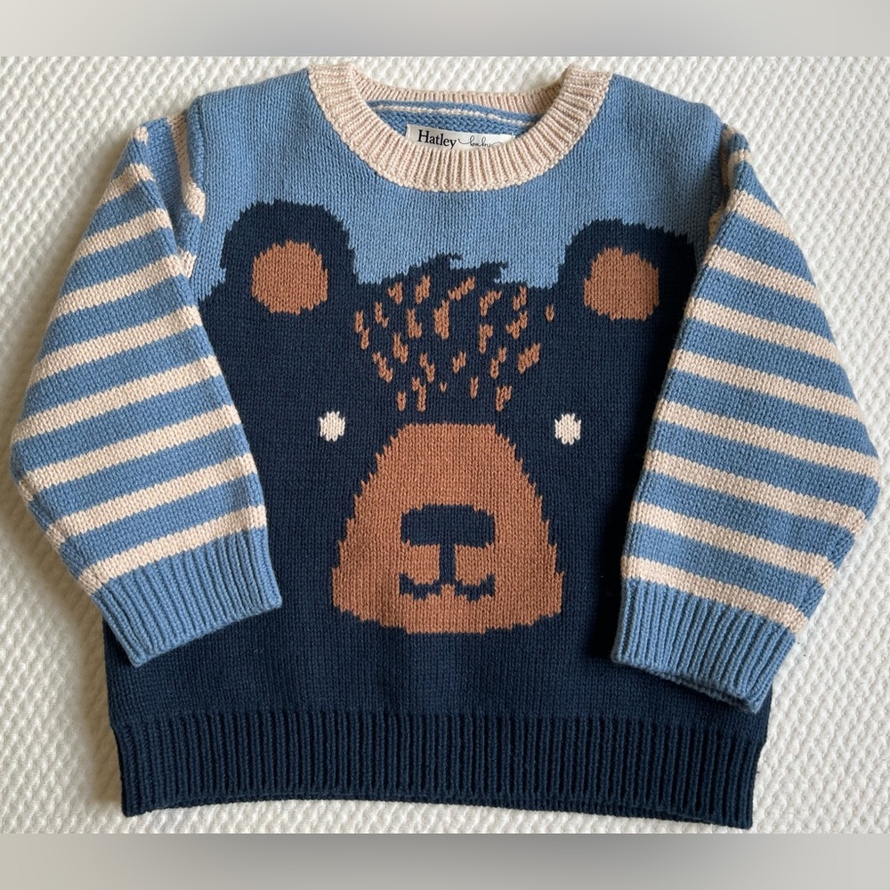 HATLEY BABY Cheerful Bear Baby Sweater, Size 12-18 months